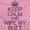 Pink, variant on Keep Calm and Wipe New Parents Humor Romper Boys or Girls Infant Baby Brisco Brands NB