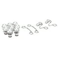 thumbnail image 3 of Adjustable Waist Buckle Detachable Adjustable Waist Button Pins Extender Set For Jean Skirts Pants Collars White, 3 of 14