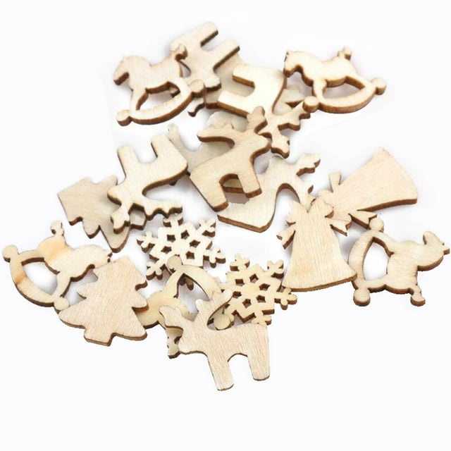 BEADCEST Beige Rosewood Log Discs 150Pcs for General Crafting and Table Numbers