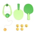 thumbnail image 1 of Tenis de mesa colgante kusrkot juguete para padres e hijos entrenador de tenis 6 Bolas verde, 1 of 6