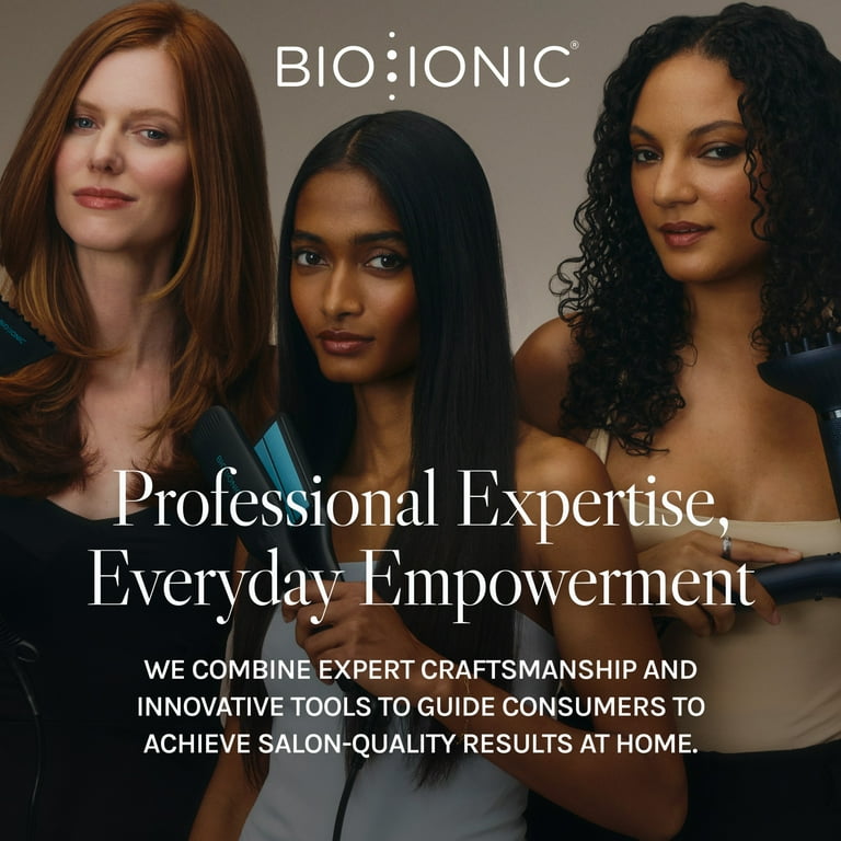 Bio Ionic Long Barrel Styler Curling Iron for Volumizing