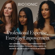 Bio Ionic Long Barrel 1.5 Curling Iron for Long Hair, Adjustable Heat