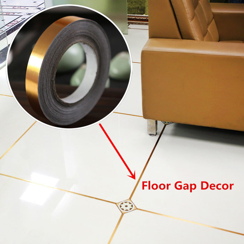 Details about   Crevice Line Wall Floor Tile Sticker Seam Line Decoration Tape Ceramic