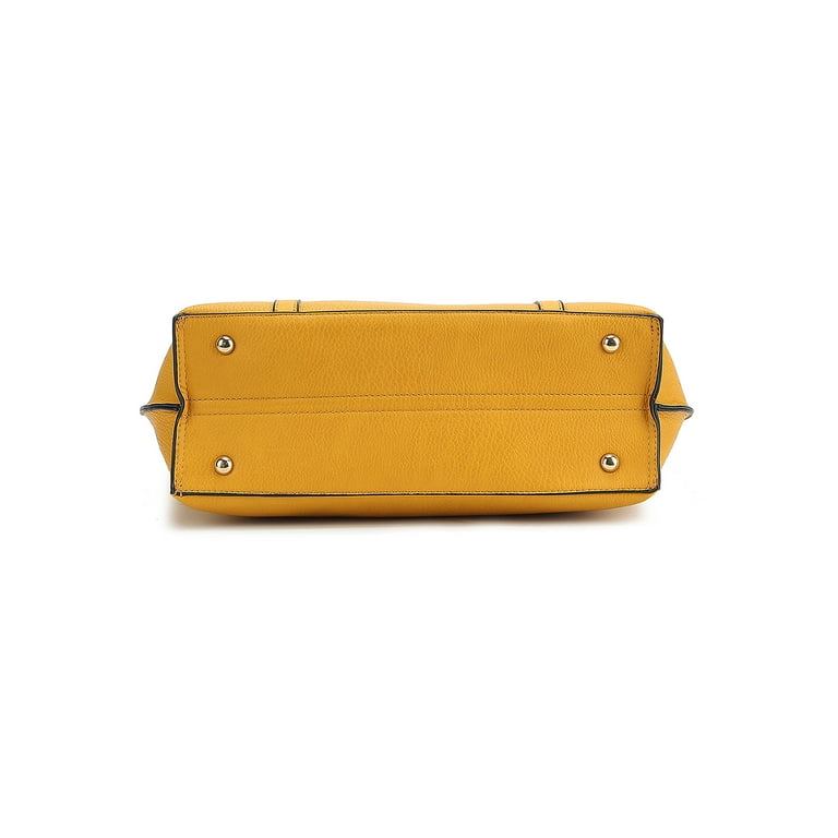 MKF Collection Women's Emery Vegan Leather Tote Bag with Wallet by Mia K., 2-Piece, Yellow - Walmart.com MKF Collection Women's Emery Vegan Leather Tote Bag with Wallet by Mia K., 2-Piece, Yellow - Walmart.com