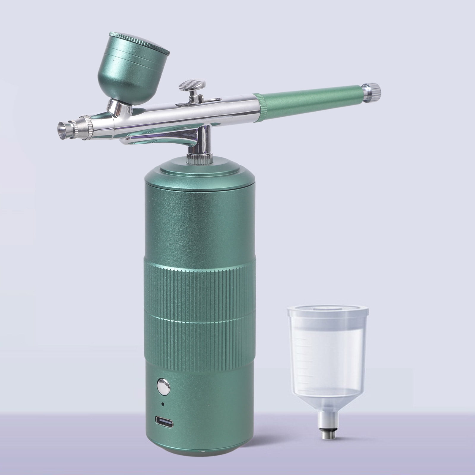 YIGSECU Injector Air Compressor Air Brush Paint Rechargeable For Art Craft Cake Fog Sprayer