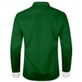 thumbnail image 3 of Shirts for Men Saint Patrick's Day Digital Print Long Sleeve Button Lapel Mens Casual Top, 3 of 4