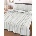thumbnail image 3 of Quilts Twin XL Size, Sage Green Soft Comforter Bedding Set for Bed, Abstract Lines Gradient Minimalist Modern Lightweight Quilted Bedspread with Pillow Cover(2 Pieces) for All Season, 68x98 Inch, 3 of 6