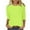 Green, variant on Htigea Clearance 3/4 Sleeve Tops for Women Dressy Casual Blouses Fall Fashion Ethnic Graphic Crew Neck Tunic T Shirts Today Sales Hot Pink,XXXXL