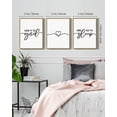 thumbnail image 6 of Set of 3 Framed Sweet Dreams Sign Wall Decor 11x14in3pcs Natural Above Bed Rustic Farmhouse Plaque for Master Room Guest Room Bedroom Wall Art, 6 of 6