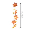 thumbnail image 3 of GFHFHITJ Maple Leaf String Lights Thanksgiving Decorations, Fall Garland Lights String with 40Incandescent bulbs for Connectable 15 Sets Display Indoor Outdoor Fall Decor Halloween Decorations, 3 of 8