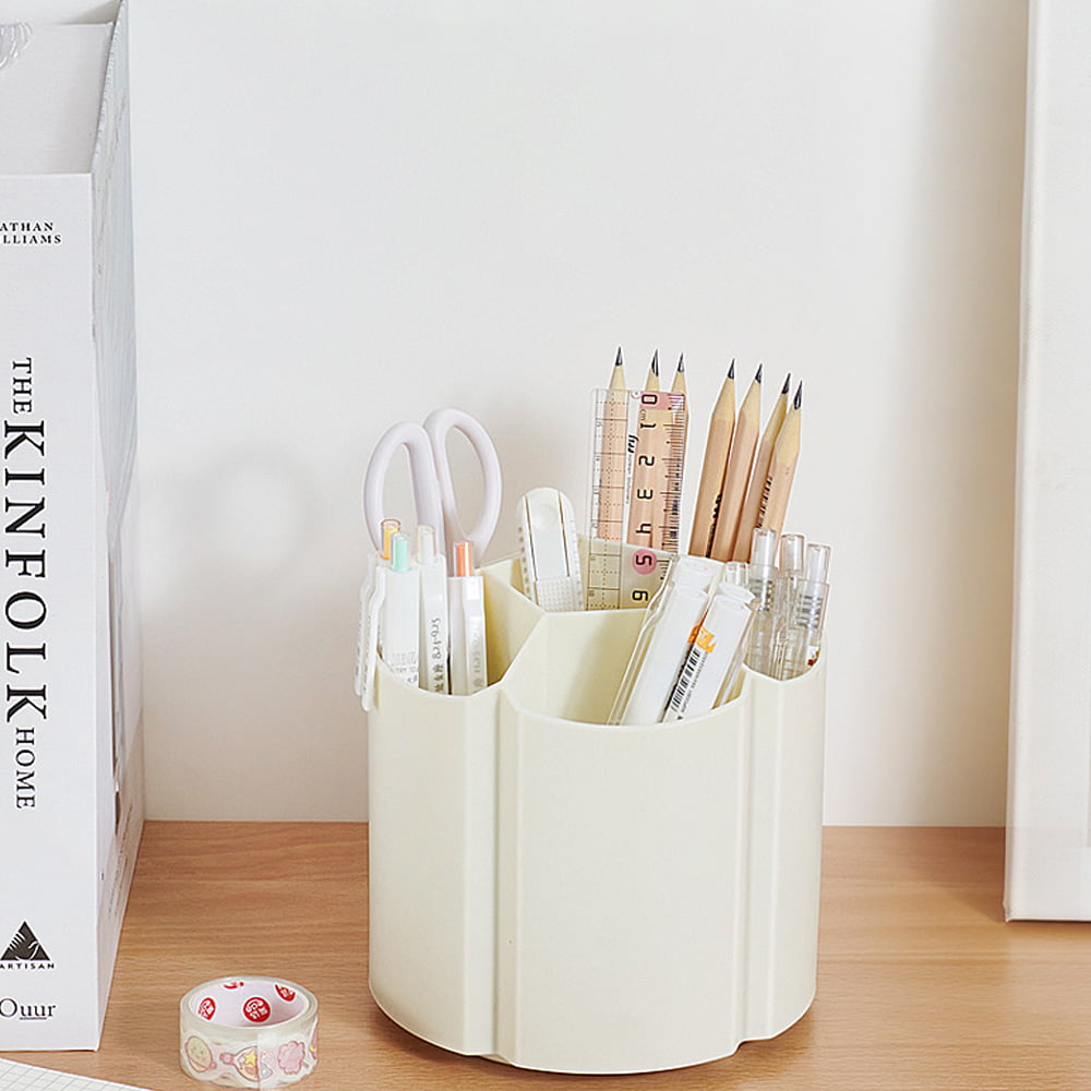 Art Supply Storage And Organizer, 360° Spinning Pen Holder And