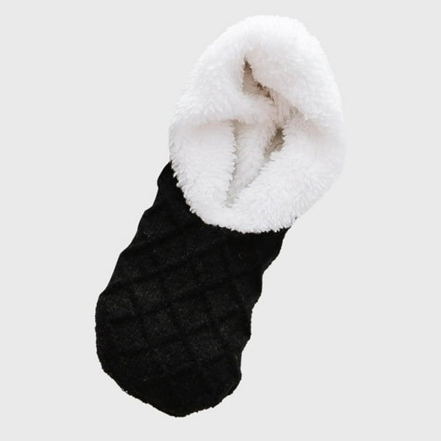Women's Winter Printing Lamb Wool Non Slip Floor Socks