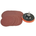 thumbnail image 1 of 10Pcs 100Mm Sandpaper Assortment 60-240 Grit Sanding Discs With M10 Thread Backing Pad Abrasive Sander Paper Polishing Tools, 1 of 6