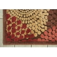 thumbnail image 5 of Nourison Graphic Illusions Geometric Brown 5'3" x 7'5" Area Rug, (5x7), 5 of 6