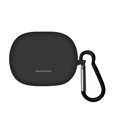 thumbnail image 1 of Sywqhk Funda de silicona para caja de carga, funda para auriculares para Xiaomi Buds 4 Pro (negro), 1 of 9