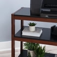 thumbnail image 5 of Linon Charles 3-Shelf Bookcase - Black/Walnut, 5 of 7