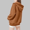 thumbnail image 7 of DxhmoneyHX Hoodies for Girls Casual&nbsp;Loose Half&nbsp;Zip&nbsp;Pullover Sweatshirts Fall&nbsp;Winter Warm Long Sleeve Blouse Fashion Solid Athletic Tops with Pocket Size 5 Years, 7 of 7