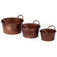 thumbnail image 1 of IMAX Z17180-3 Conrite Copper Planters - Set of 3, 1 of 1