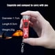 thumbnail image 3 of Mini llavero linterna con hebilla USB recargable linterna de emergencia (rojo) Hugtrwg  Para estrenar, 3 of 8
