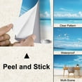 thumbnail image 4 of Peel and Stick Wallpaper Waterproof Empty sandy beach sea clear sky Wall Mural Decor Self Adhesive and Removable 100in x 144in, 4 of 8
