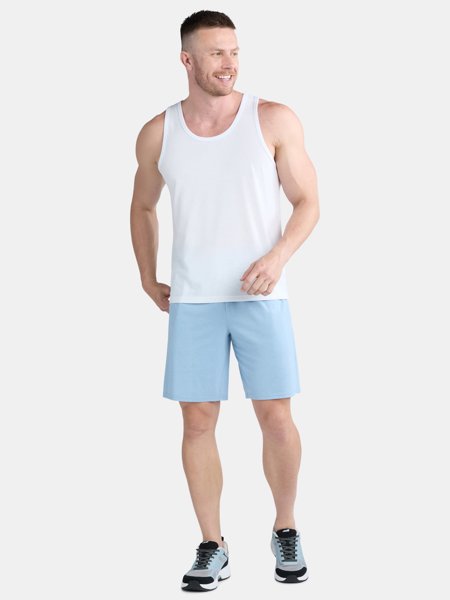 Athletic Works Men's and Men's Big & Tall Tri-Blend Tank Top, Sizes XS-4XLT