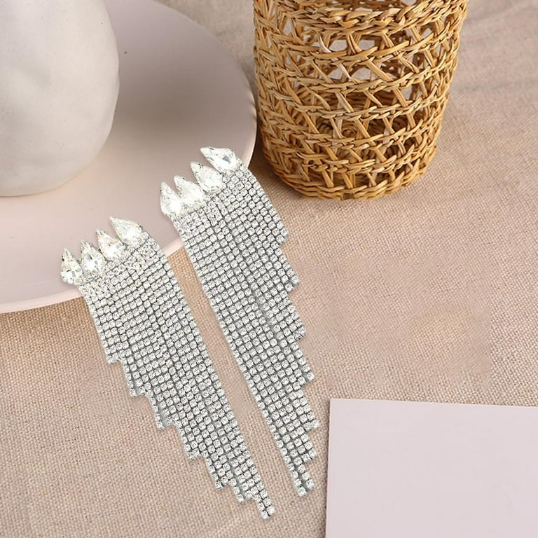 Trendy shop long earrings