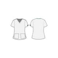 thumbnail image 2 of Med Couture Prints Scrubs Top For V-Neck Print MC8564, 2 of 8