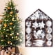 thumbnail image 4 of Conjunto de 73 adornos navideños colgantes con dijes, decoración para fiestas en interiores y exteriores, color plateado Plata, 4 of 8