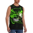 thumbnail image 2 of Green Gir Invader Zim Men's Tank Top Lightweight Summer Sleeveless Tee Shirt Muscle Tank Tops Workout T-Shirts Casual Athletic Undershirts, 2 of 7