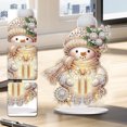 thumbnail image 3 of Pintura Diamantes Decoraciones Escritorio Muñeco Nieve Invierno Forma Especial+Redondo (#3), 3 of 9
