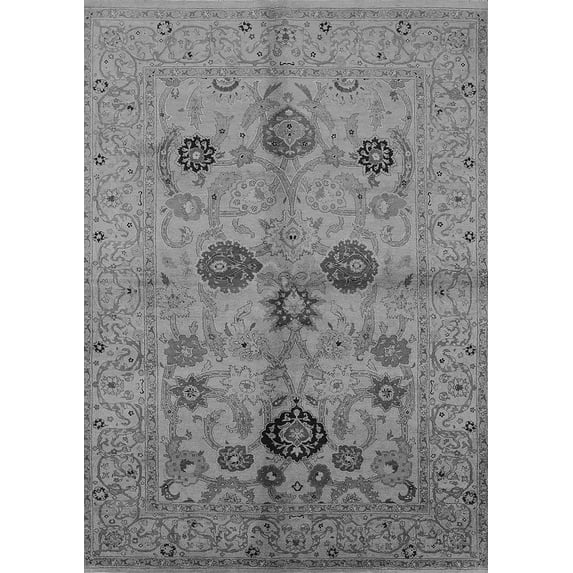 Ahgly Company Indoor Rectangle Oriental Gray Traditional Area Rugs, 2' x 3'