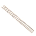 thumbnail image 1 of 100pcs 9/16 Inch Wire Binding Spines 120 Sheet Capacity Metallic Inner Wire Nylon Coating Perfect Size Spiral Double  Wires Comb Binding Spines For Important Documents, 1 of 8