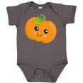 thumbnail image 3 of Inktastic Smiling Pumpkin, Orange Pumpkin, Halloween Boys or Girls Baby Bodysuit, 3 of 5