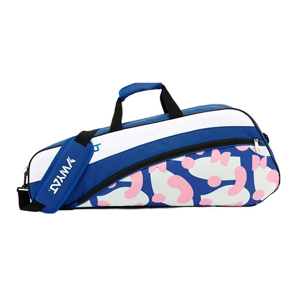 Bolsa para raqueta de bádminton, bolsa para transportar raquetas, mochila deportiva de moda para raquetas. Cielo azul