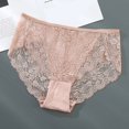 thumbnail image 5 of Aayomet sous-Vêtements pour Femmes Dentelle Creuse et Rehausse les Fesses Culottes (Rouge, G), 5 of 5