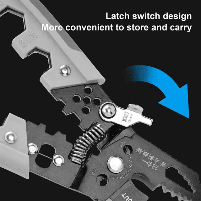 Electrical Wire Strippers Multifunctional Winding Wires Cable Crimper Wire Clippers Professional Wire Crimping Tool