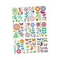 thumbnail image 3 of jifeng 9 Sheets Colorful Flowers Window Clings Stickers Reusable for Shopping Malls, 3 of 9
