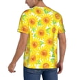 thumbnail image 2 of Rateoe Sunflowers2 Pattern Men’s Baseball Short Sleeve Polo Shirt, Midweight Men's Shirt Golf Shirt Polo Shirts Quick Dry Short-3X-Large, 2 of 7