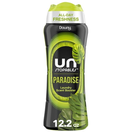 Downy Unstopables In-Wash Scent Booster Laundry Beads, Paradise Scent, 12.2 oz