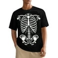thumbnail image 2 of GENTS BLISS Heavyweight Graphic T-shirts Halloween Tee Skull Ghosts Tee Funny Casual Shirts Size XS-3XL, 2 of 7