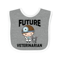 Inktastic Vet Future Veterinarian Boys Baby Bib