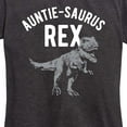 thumbnail image 3 of Instant Message - Auntie-Saurus - Women's Short Sleeve Graphic T-Shirt, 3 of 6