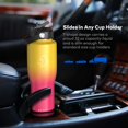thumbnail image 3 of Buzio 32oz Insulated Stainless Steel Water Bottle with Straw Lid and Flex Cap Fit in All Car Cup Holder, Yellow Rose Red Gradient, 3 of 8