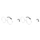 thumbnail image 2 of Minnieouse Montura de gafas redondas para hombre/mujer, gafas falsas transparentes, monturas de gafas redondas para mujer/hombre Type3 NO3, 2 of 6