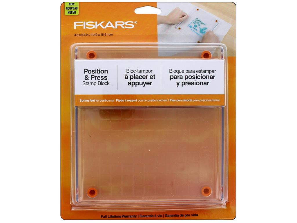 Fiskars Easy Lift Stamp Block 4x6.5 In/11.43x16.51 