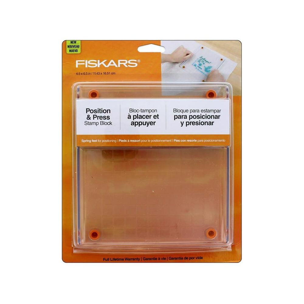 Fiskars Stamp Block Position & Press 6.5"x4.5"