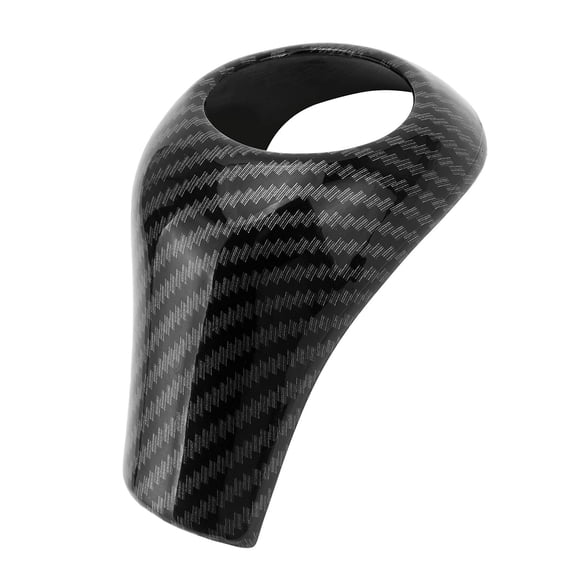 Angelguoguo ABS Gear Sticker Shift Knob Gaiter Frame Boot Cover for Mercedes Benz C E GLK CLS A G Class W204 W212 X204(Gear Shift Knob Cover)