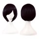 thumbnail image 5 of Peluca Negra ( Negro Total ) Corta Cabello Liso Kanekalon negro Unitalla Lymalimoon SW BOB Negro, 5 of 6
