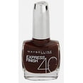 thumbnail image 2 of Gemey Maybelline Nail Polish Nail Express Finish 40 Seconds 760 Brown Frost, 2 of 2