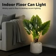 thumbnail image 3 of 2 Pack Up Lights Indoor Floor Can Light Uplighting Indoor Spotlight with 2700K GU10 Bulb Accent Lighting Floor Uplighting for Home Plant Picture, 3 of 6